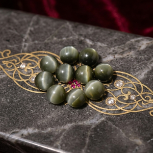 Mejor Proveedor, Bajo MOQ, Ojo de Gato Natural, Cabujón Redondo de 9 mm, Gema de Crisoberrol, Grado Comercial, a Granel, para Negocios de Joyería - Product Image 1