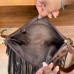 Luxury Trendy <b>Ladies</b> Hand Tooled Leather Single Shoulder Crossbody Bag High Quality Genuine Cowhide Leather Handbag for Women's - Product Image 6