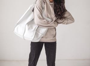 กระเป๋าช้อปปิ้งขนาดใหญ่ กระเป๋าหนังใบใหญ่ ไหล่ใหญ่ ช้อปปิ้งขนาดใหญ่ กระเป๋าทุกวัน LHB-0090B - Product Image 6