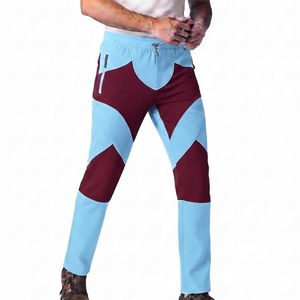 Elegant 100% Cotton Winter Casual Track Pants for Men's Solid Color Customized Size Outdoor Wear Regular Fit - Product Image 1