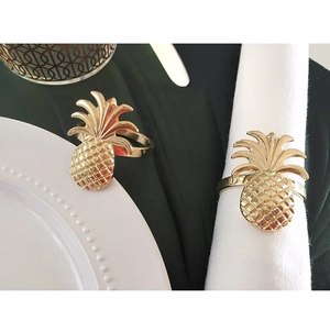 High Quality Brass Napkin Ring <b>Eid</b> Wedding Ramadan Event Supplies Leaf Design Brass Napkin Holder - Product Image 5
