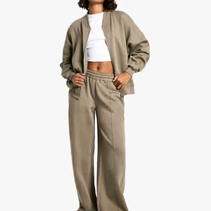 Chándal para mujer de primera calidad, estilo de doble franja de color, chándal de alta calidad para mujer - Product Image 1