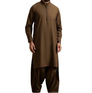 New Arrival High Quality <b>Men</b> <b>Kurta</b> Pajama Set Plain Design Soft Fabric Custom Size Islamic Wear Manufacturer - Product Image 1