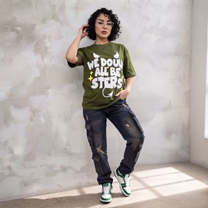 เสื้อยืดพิมพ์ลายกราฟิกแบบกำหนดเอง ยูนิเซ็กส์ สไตล์ลำลอง สตรีทแวร์ ทรงโอเวอร์ไซส์ ผ้าเจอร์ซีย์คอตตอน 100% แฟชั่นอินเทรนด์สำหรับฤดูร้อน ผู้หญิง - Product Image 1