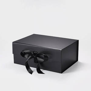 A5 Magnetic Gift <b>Box</b> with Ribbon Luxury <b>White</b> Rigid Folding Gift <b>Box</b> Wholesale Magnetic Packaging <b>Box</b> - Product Image 1