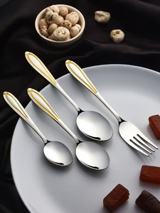 Ensemble de couverts en métal de luxe, collection de vaisselle contemporaine pour les acheteurs et importateurs de l'hôtellerie - Product Image 5