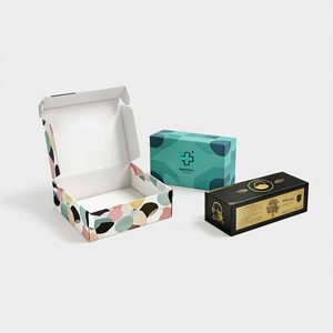 Caja de Embalaje Personalizada con Tapa Plegable, Caja de Cartón para Envíos, Caja de Embalaje de Papel con Tapa Plegable - Product Image 1