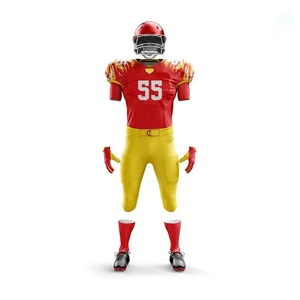 Nouvelle Arrivée - Uniformes de Football Américain Personnalisés pour Jeunes - Ensembles d'Équipe en Gros - Maillots de Football Américain Vierge Style Chemise - Vente Chaude - Product Image 4