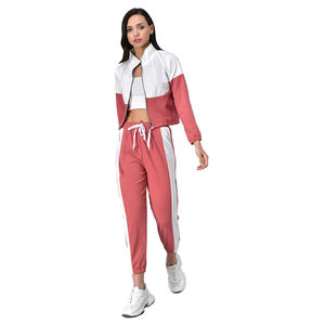 Conjunto Deportivo 2 en 1 para Mujer, Talla Grande, de Alta Calidad, Transpirable, de Secado Rápido, Cortavientos, Color Sólido, Diseño Personalizado, para Gimnasio en Invierno - Product Image 2