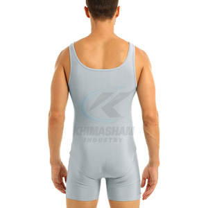 Nuevo Diseño, Servicio OEM, Singlets de Lucha Libre de Tallas Grandes, Personalizados, de Spandex/Poliéster, Transpirables, de Secado Rápido y Ligeros - Product Image 4