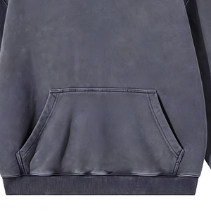 Sudadera Oversize de Invierno con Efecto Stone Washed, Personalizada, de Forro Polar Vintage, con Capucha, Estilo Urbano, Fabricante Mayorista - Product Image 6
