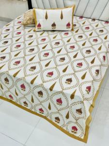 Draps de lit king size de qualité supérieure, 2 taies d'oreiller réversibles, imprimé élégant, tissu doux, prix de gros pour la chambre à coucher - Product Image 5