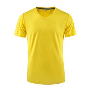 Camiseta informal de calidad para hombre, camisa de manga corta con cuello en V, de bambú 100% - Product Image 2