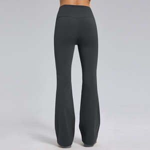 Leggings de Yoga con Corte Acampanado de Tela Suave y Cálida para Mujer, Leggings de Cintura Alta con Control de Abdomen para Entrenamiento, Gimnasio y Yoga - Product Image 6