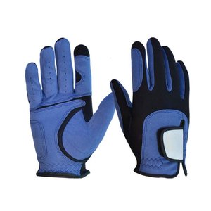 Gants de golf TERZO SPORTS avec logo personnalisé, haute qualité, super doux, en PU respirant, fermeture à boucle, vente en gros, poignées pour hommes - Product Image 1