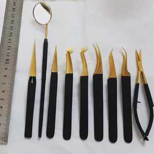 Pinzas de Acero Inoxidable SEVMEK INSTRUMENTS SI-ET-0100 para Cejas, con Logotipo Personalizado, Agarre de Diamante, 10 mm de Longitud, Punta Lisa - Product Image 6