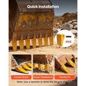Paquete de 10 Pernos de Dientes para Cucharón de Alta Resistencia, Juego de 5.79, Compatible con Excavadoras Serie 23/230, Pernos para Cucharones de Excavación para Minicargadoras - Product Image 3