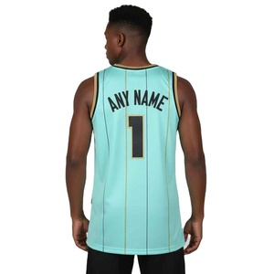 เสื้อบาสเก็ตบอลคุณภาพพรีเมียม พิมพ์ลายแบบรีดร้อน ชื่อและหมายเลขตามสั่ง แห้งเร็ว ป้องกันแบคทีเรีย ระบายเหงื่อได้ดี แบบไม่มีแขน - Product Image 2