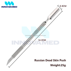 ชุดอุปกรณ์ทำเล็บมือแบบใช้ซ้ำได้ ปี 2025 ผลิตจากเหล็กกล้าไร้สนิมคุณภาพสูง สำหรับดันหนังกำพร้าและทำความสะอาดเล็บ  แบบสองหัว  รับผลิตตามแบบที่ต้องการ - Product Image 3