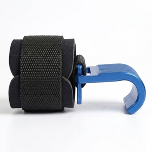 High Quality Custom Made Neoprene Heavy Hook Wrist Straps Palm Guard Breathable Non-Slip Heavy-Duty Professional Protection - Product Image 3