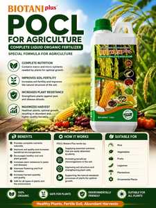 Engrais liquide organique complet Biotani Plus 1 litre pour les cultures céréalières et les plantes horticoles - Product Image 2