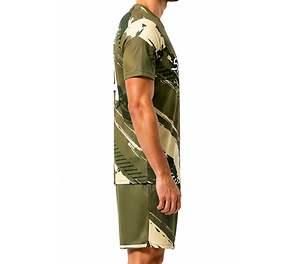 Maillot de football/soccer classique rétro personnalisable à motif géométrique, respirant et à séchage rapide, qualité supérieure du Pakistan - Product Image 5