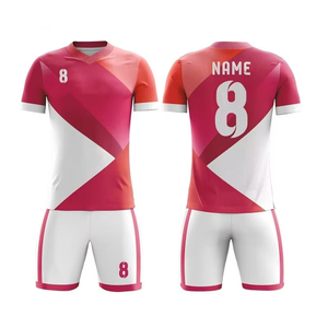 Maillot de football d'entraînement pour équipe 2024/25, ensemble complet, uniforme de football, tenue de football personnalisée rose, kits de vêtements de football - Product Image 2