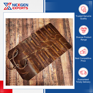 Nexgen Exports Direct Factory Supply Top Notch Quality Water Resistant Foldable Adjustable Height Width Handmade PU Case Bag - Product Image 5