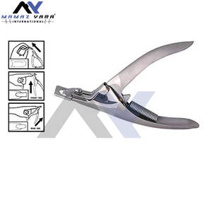 Cortador de puntas de uñas con mango largo y cuchilla recta para uñas acrílicas, suministros de metal para decoración de uñas, instrumentos de belleza al por mayor - Product Image 6