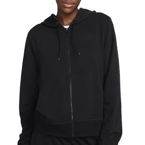 Venta al por mayor de alta calidad de las mujeres 100% jersey de lana de algodón personalizado de peso pesado cremallera Sudadera con capucha esencial 2024 - Product Image 1