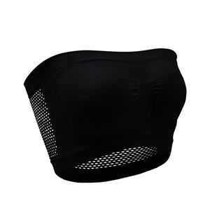 Precio de Fábrica: Shorts de Ciclismo Verdes Unificados y Sujetador Deportivo Sin Tirantes Micro Bandeau Unificado para Mujer - Product Image 3