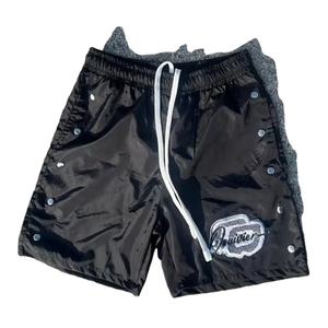 Custom Color Block <b>Men's</b> Casual Training Wear Windbreaker <b>Short</b> Set Full <b>Zip</b> Two Piece Jacket <b>Shorts</b> Woolen 100% Polyester - Product Image 3