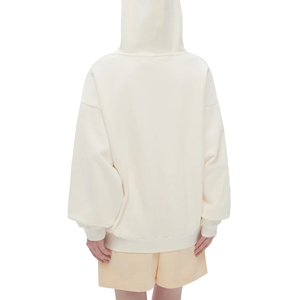 เสื้อฮู้ดดี้โอเวอร์ไซส์แบบเรียบสำหรับผู้ชายและผู้หญิง |   เสื้อฮู้ดดี้ผ้าฟลีซคอตตอนหนานุ่มทรงหลวม สไตล์สตรีทแวร์ พิมพ์โลโก้ตามสั่ง - Product Image 3