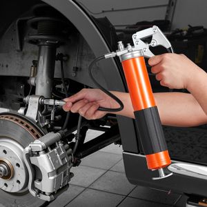 Kit de Pistola de Engrase de Alta Presión de 8000 PSI, Empuñadura de Pistola Resistente con Capacidad de 14 oz, Manguera Flexible de 18 Pulgadas, Incluye 1 Pistola de Engrase Adicional - Product Image 2
