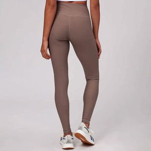 Leggings d'exercice sans couture pour femmes en nylon élasthanne à haute élasticité, respirants, doux, effet galbant, couleur unie, Tailles S-XL, pour le sport, OEM, à l'unité - Product Image 2