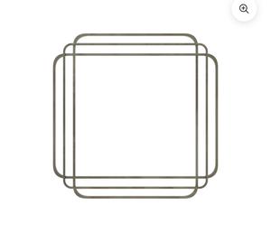Minimalist <b>Rectangular</b> Metal <b>Wall</b> <b>Mirror</b> Framed Decorative Design for Bathroom - Product Image 4
