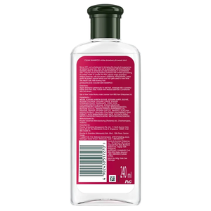 Shampooing aux herbes à la fraise blanche et à la menthe douce, formulé pour nettoyer et rafraîchir le cuir chevelu, ajoutant du volume et de la brillance, 240 ml - Product Image 2