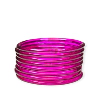 Nouveau Bracelet en Verre Rose Cachemire 2026 pour Femme, Tendance, Léger, Bijoux Indiens pour Mariage, Prix de Gros