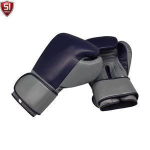 Gants de boxe professionnels en cuir, extensibles et respirants, avec sangle de poignet réglable, équipement de combat MMA - Product Image 6
