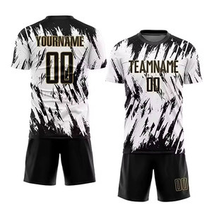 ชุดฟุตบอลแบบมืออาชีพพร้อมเสื้อฟุตบอลพิมพ์ลายดิจิตอลแบบ Sublimation และกางเกงกีฬาขาสั้น - Product Image 1