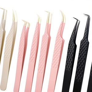 Pince à cils Teejay Luxury Premium SS durable, pointe ultra-fine pour extensions de cils 3D/6D - Product Image 5