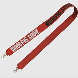 Belle sangle de sac à main pour guitare personnalisable avec perles de rocaille transparentes et motif logo par Afza Enterprises - Product Image 1