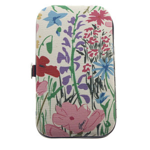 Kit de manucure et pédicure de voyage 6 en 1, couverture souple, imprimé fleurs, pour femmes, hommes, filles, garçons, cadeau de Noël - Product Image 4