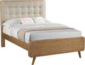 Robyn Wood Solid Wood Full <b>Platform</b> <b>Bed</b> Traditional Design for Light Home Furnishings - Product Image 5