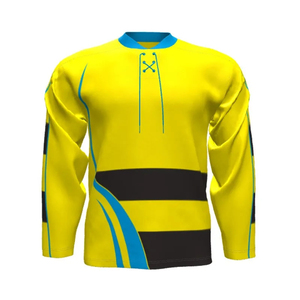 Maillot d'entraînement de hockey sur glace personnalisé de haute qualité, uniformes de hockey sur glace d'intérieur pour Noël avec lacets, maillot de hockey sur glace personnalisé - Product Image 4