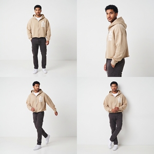 เสื้อฮู้ด Rajputana Corporation Crop Zipper Hoodie ลายพิมพ์ Be Your Own Kind แบบยูนิเซ็กส์ สวมใส่สบายๆ สำหรับฤดูใบไม้ร่วง - Product Image 6