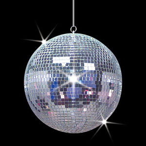 Disco Hanging Ball Silver Mirror Ball Mosaic Ball Decorative Art Craft <b>Sphere</b> Ornament <b>Glass</b> Tiles Design Pattern - Product Image 3