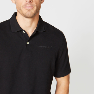 Camisetas de Jersey de Poliéster Sólido de Corte Regular para Hombre al por Mayor, Opciones de Manga Corta Personalizadas OEM para Golf - Product Image 2