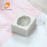Moule en silicone AK Halloween Cerveau pour fondant, pâte à modeler, décoration de gâteaux, chocolat, cupcakes, outils de décoration, moules à bougies