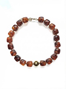 Collar de Joyería de Diseño Nuevo y Moderno, Cuentas de Resina de Colores, Geométrico, Hecho a Mano, para Unisex, Regalo - Product Image 2